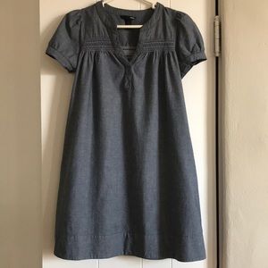 H&M cap sleeve denim dress